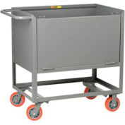 Giant® peu soulevé camion plate-forme avec Drop-Gate côtés RPDS-2448-6PY, solide, 24 x 48