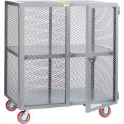 Giant® petit stockage Mobile Locker SC-2448-6PPY 1 Centre plateau 24 x 48 polyuréthane Whls