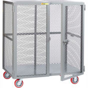 Giant® petit stockage Mobile Locker SCN-3672-6PPY, 36 x 72, roues en polyuréthane
