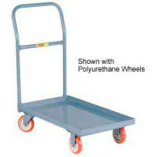 Little Giant® Steel Deck Platform Truck T-520-LU - Lip Edge - 24 x 48 - Mold-on Rubber Wheels