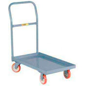 Little Giant® Steel Deck Platform Truck T-700-LU-UPS - 18 x 32 - Lip Edge - Polyurethane