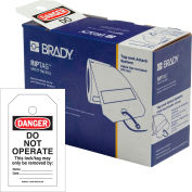 Brady® 150504 RipTag™ Safety Tag Roll Do Not Operate, 3"W x 5.75"H, 250/Roll