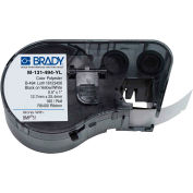 Brady® M-131-494-YL B-494 Color Polyester Labels 1"H x 0,5"W Blanc/Jaune, 180/Roll