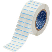 Brady® THT-152-494-BL B-494 Color Polyester Labels 0.375"H x 1"W Blue/White, 3000/Roll