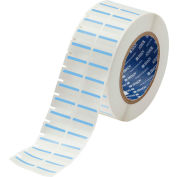 Brady® THT-152-494-BL B-494 Color Polyester Labels 0,375"H x 1"W Blue/White, 3000/Roll