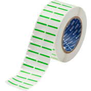 Brady® THT-152-494-GN B-494 Color Polyester Labels 0.375"H x 1"W Green/White, 3000/Roll