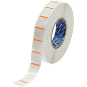 Brady® THT-179-494-OR B-494 Color Polyester Labels 1"H x 1"W Orange/White, 3000/Roll