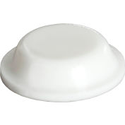 Non-Skid Rubber Feet - Cylindrical Flat Top - White - 0.140" H x 0.500" W - BS01R - Pkg of 5000