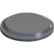 Non-Skid Rubber Feet - Cylindrical Flat Top - Gray - 0.060" H x 0.500" W - BS05 - Pkg of 5000