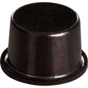 Non-Skid Rubber Feet - Cylindrical Flat Top - Black - 0.400" H x 0.650" W - BS11 - Pkg of 2560