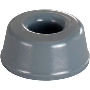 Butoir de porte en caoutchouc et mur protecteur - encastré - Gray - 0,400" H x 0,880" W - BS17 - Pkg de 1440
