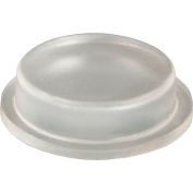 Non-Skid Rubber Feet - Cylindrical Flat Top - Clear - 0.180" H x 0.710" W - BS45 - Pkg of 2450
