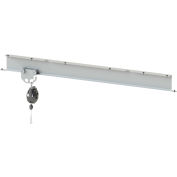 Built Systems Tool Balancer & Trolley Rail, 72"W, Blanc