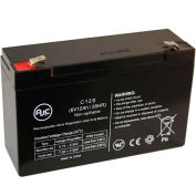 AJC® Chlorure 100-001-0074 6V 12Ah Batterie de lumière d’urgence