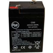 AJC®  Leoch DJW6-4.5S 6V 5Ah Sealed Lead Acid Battery