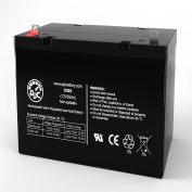 AJC® Pride Mobility Quantum 600 XL Wheelchair Replacement Battery 55Ah, 12V, NB
