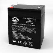 AJC® Solex BD124 Alarm Replacement Battery 5Ah, 12V, F1