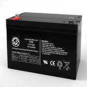 AJC® Quickie G424 GP24 AGM Wheelchair Replacement Battery 75Ah, 12V, NB