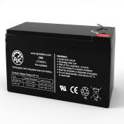 AJC® SigmasTek SPF12-75 Telecom Replacement Battery 8Ah, 12V, F2