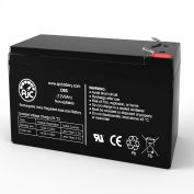AJC® Battery Brand Replacement for a WKA12-9F2 UPS Replacement Battery 9Ah, 12V, F2