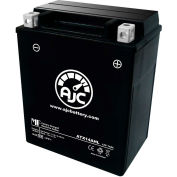 Batterie AJC Yamaha EC340 Excel III 340CC Batterie de motoneige (1981-1988), 14 Amplis, 12V, Terminaux B