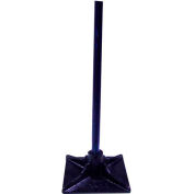 10" X 10" Dirt Tamper, Bolted Steel Handle