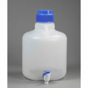 Bel-Art Autoclavable tourie avec Spigot 118460025, polypropylène, 10 litres, blanc, 1/PK