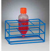 Support de Tube de centrifugation de Bel-Art 198560250, pour fond conique/ronde 250ml Tubes, 6 Places, bleu, 1/PK