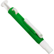 Bel-Art F37911-1010 Fast Release Pipette Pump II 10ml Pipettor, Green, 1/PK