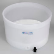 Bel-Art H14626-3518 Buchner Table-Top Funnel with Medium Porosity Removable Plate, 18" I.D., 11.5"H
