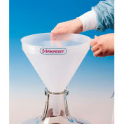 Bel-Art H14712-0350 Polypropylene 14.1 Liter Drum and Carboy Funnel, 1/PK