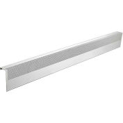 Baseboarders® Basic Series 5 ft Steel Easy Slip-on Baseboard Heater Cover, White