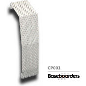 Baseboarders® Premium Series Steel Easy Slip-on Baseboard Heater Cover Coupler, Blanc