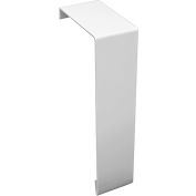 Baseboarders® Basic Series Steel Easy Slip-on Baseboard Heater Cover Coupler, White