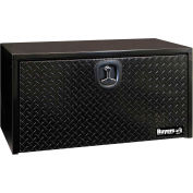 Buyers Steel Underbody Truck Box W/ Diamond Tread Aluminum Door - Black 18x18x36 - 1702505