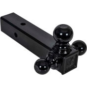 Buyers Products Tri-Ball Hitch with Black Towing Balls - 2-1/2in Receiver - 1802250