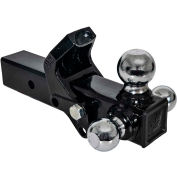 Produits acheteurs Tri-Ball Hitch avec Pintle Hook et Chrome Rewing Balls, 2-1/2in Récepteur - 1802280