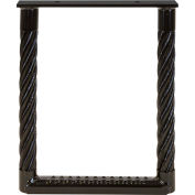 Buyers Cable Truck Step - Perforated Step 15"W x 12"H Black - 5231512
