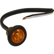 3/4" tour 3 a mené la lumière ambre marqueur W / oeillet & Plug - Qté Min 5