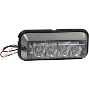 4-7/8" Rectangular 4 LED Amber Strobe Light - 8891004