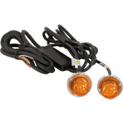Stroboscopes LED cachée ambre w / 2 en ligne clignotants - 15' Cable - 8891216