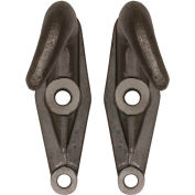 Buyers Products 2-Hole Plain Finish Drop-Forged Heavy Duty Towing Hook 2 Packs - B2801A