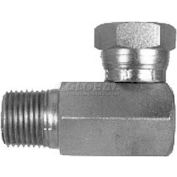 FML tuyau pivotant pour coude 90° mâle, H9405x6x8, 3/8-18 Npsm écrou 1/2-14 Npt mâle-Min Qty 13