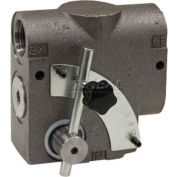 Buyers Side Ported Adjustable Flow Control Valve, HFDL075SAE, #12 SAE Ports, 0-30 GPM