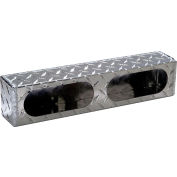 Dual Oval Diamond Thread Aluminum Light Cabinet - LB3163ALDT