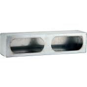 Cabinet de lumière double ovale en acier inoxydable - LB3163SST