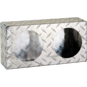 Double rond diamant fil aluminium léger Cabinet - LB6123ALDT