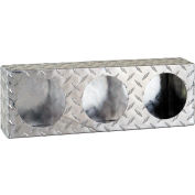 Triple Round Diamond Thread Aluminum Light Cabinet - LB6183ALDT