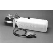 Buyers Electric 3-Way Release Valve DC Power Unit, PU319LRS, 1.87 Gal Steel Reservoir, .375" NPTF