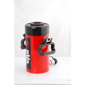 BVA Hydraulic Single Acting Hollow Hole Hydraulic Cylinder, 60 Ton, 6" Stroke